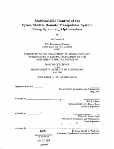 H, Multivariable  Control  of  the H