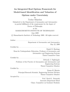 An Integrated Real Options Framework for Model-based Identification and Valuation of