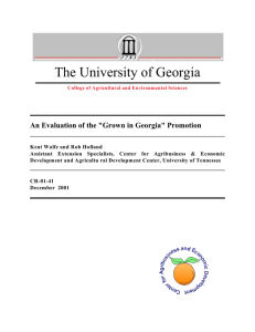 The University of Georgia