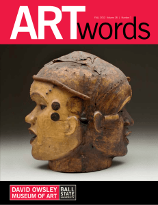 ART words FALL 2012  Volume 18  |  Number 1