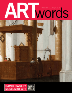 ART words spring 2013  Volume 18  |  number 2