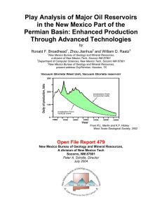Play Analysis of Major Oil Reservoirs Permian Basin: Enhanced Production