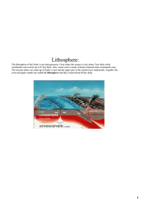 Lithosphere:
