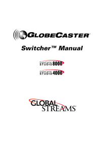 Switcher™ Manual