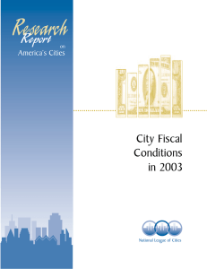 Research Report City Fiscal Conditions