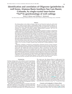 Identification and correlation of Oligocene ignimbrites in well bores, Alamosa Basin (northern San Luis Basin),