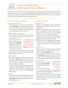 Overview Fact Sheet Economic Growth Analysis Investment analysis