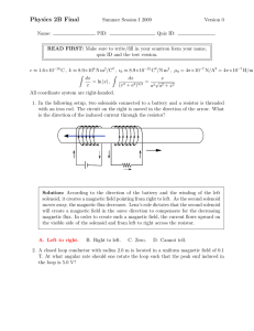 Physics 2B Final