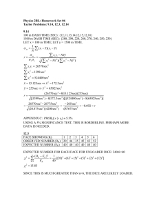 Physics 2BL: Homework Set 06 Taylor Problems: 9.14, 12.3, 12.14  9.14