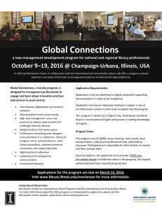 Global Connections October 9–19, 2016  @
