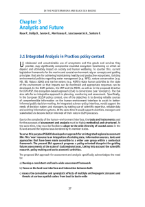U Chapter 3 Analysis and Future 3.1 Integrated Analysis in Practice: policy context