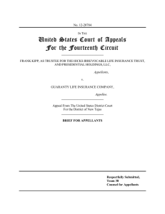 United States Court of Appeals For the Fourteenth Circuit