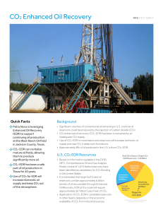 CO Enhanced Oil Recovery 2 Quick Facts