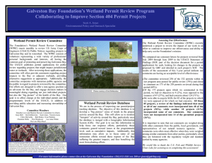 Galveston Bay Foundation’s Wetland Permit Review Program
