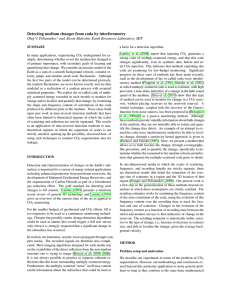 Detecting medium changes from coda by interferometry Oleg V. Poliannikov