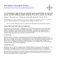 New Mexico Geological Society
