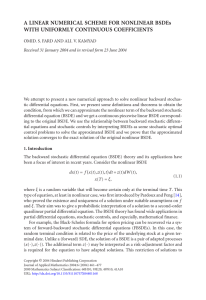 A LINEAR NUMERICAL SCHEME FOR NONLINEAR BSDEs WITH UNIFORMLY CONTINUOUS COEFFICIENTS