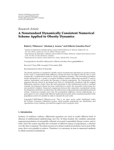 Hindawi Publishing Corporation Journal of Applied Mathematics Volume 2008, Article ID 640154, pages