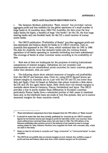 APPENDIXl OECD AND SALOMON BROTHERS DATA 1.