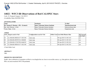 14022 - WFC3 IR Observations of Red CALSPEC Stars