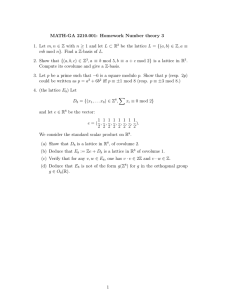 MATH-GA 2210.001: Homework Number theory 3