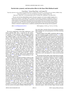 Particle-hole symmetry and interaction effects in the Kane-Mele-Hubbard model Dong Zheng,