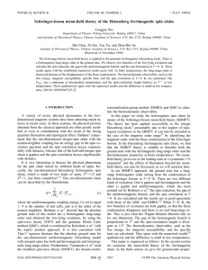 Schwinger-boson mean-field theory of the Heisenberg ferrimagnetic spin chain Congjun Wu