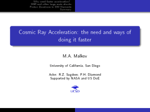 Cosmic Ray Acceleration: the need and ways of doing it faster