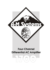 Four-Channel Differential AC Amplifier