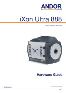 iXon Ultra 888 Hardware Guide andor.com V