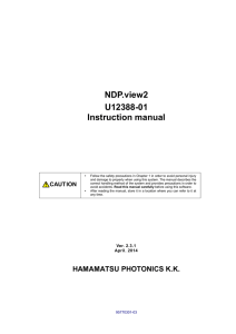 NDP.view2 U12388-01 Instruction manual