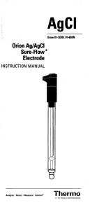 AgCI 5 o Orion Ag/AgCI