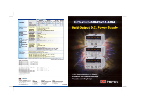 Voltage OUTPUT MODE Current 0 ~ 30V