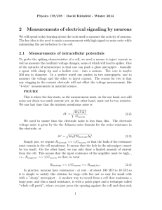 2 Measurements of electrical signaling by neurons