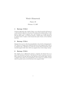 Week 6 Homework 1 Serway C19.3 Physics 1B