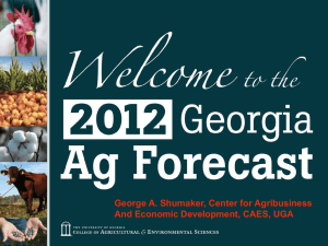 George A. Shumaker, Center for Agribusiness And Economic Development, CAES, UGA