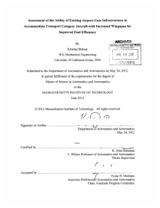 Assessment  of the Ability  of Existing  Airport... Accommodate  Transport Category  Aircraft with  Increased Wingspan ...