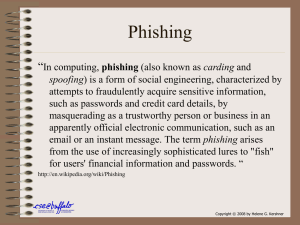 Phishing “