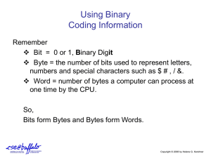 Using Binary Coding Information