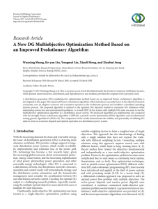 Research Article A New DG Multiobjective Optimization Method Based on