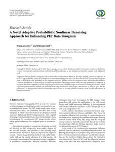 Research Article A Novel Adaptive Probabilistic Nonlinear Denoising Musa Alrefaya