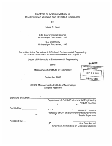 Controls  on  Arsenic  Mobility  in