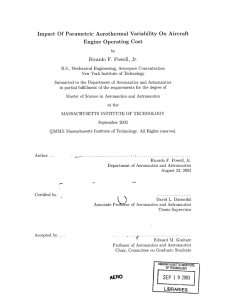 Impact  Of  Parametric Aerothermal  Variability  On ... Cost Ricardo  F.  Powell,  Jr.