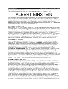 10 surprising facts about Einstein