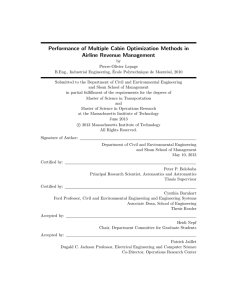 Performance of Multiple Cabin Optimization Methods in Airline Revenue Management