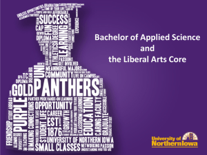 Bachelor of Applied Science and the Liberal Arts Core