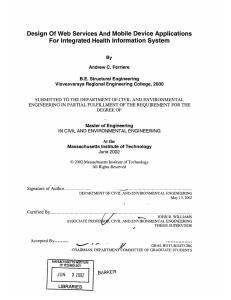 Design  Of Web  Services And  Mobile ... For  Integrated  Health  Information  System