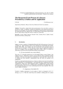 © Journal of Applied Mathematics &amp; Decision Sciences, 1(2), 101-117... Reprint available direclty from the Editor.  Printed in New...