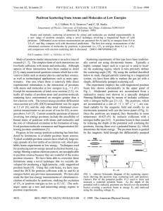 Positron Scattering from Atoms and Molecules at Low Energies