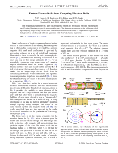 Electron Plasma Orbits from Competing Diocotron Drifts